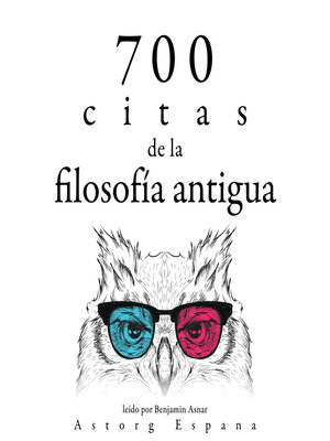 cover image of 700 citas de la vieja filosofía